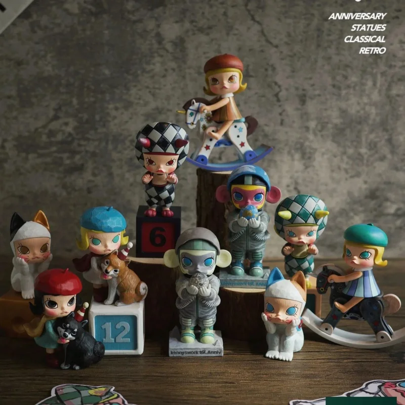 Статуи на годовщину Молли Классическая Ретро серия загадочная коробка