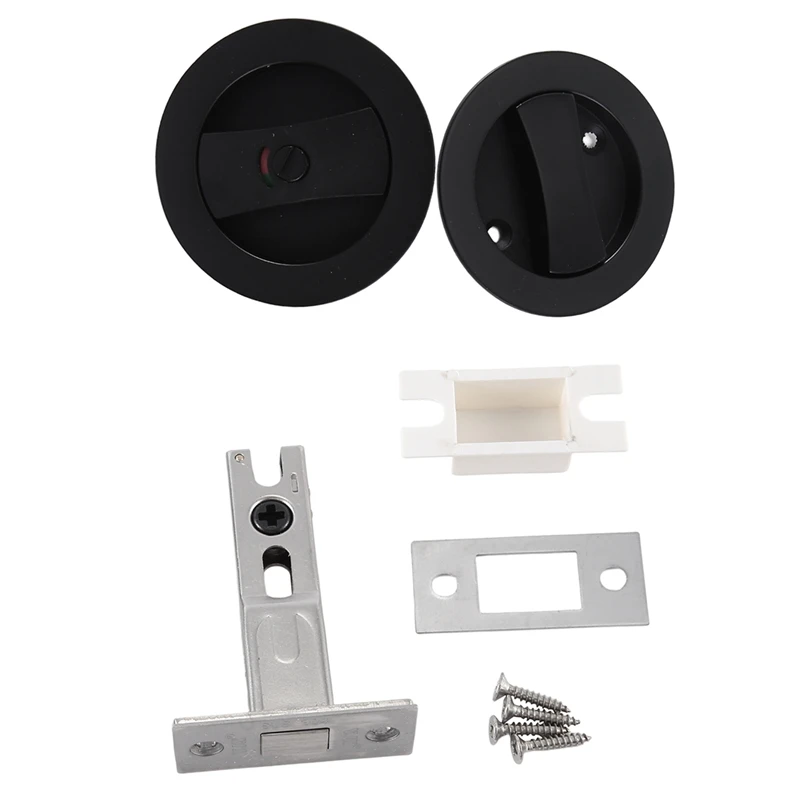 

Invisible Door Lock Round Flat Open Door Lock Square Bedroom Door Lock Home Door Bathroom Universal