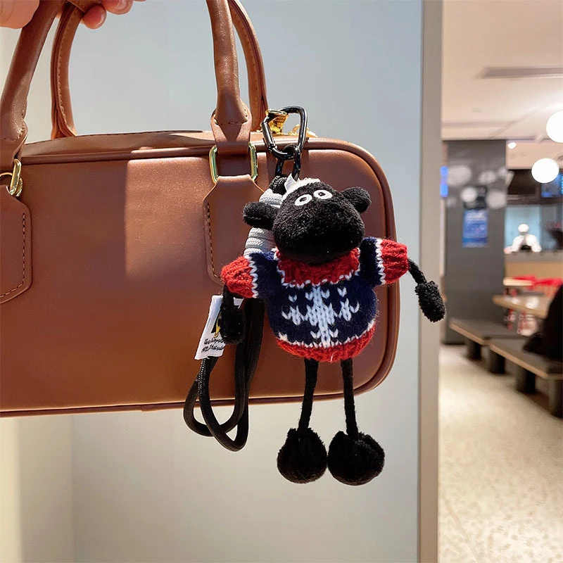Модный свитер сумка из ягненка аксессуар модная нарядная кукла брелок кулон