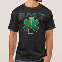 novel star of life emt medical paramedics t shirt high quality cotton large sizes breathable top loose casual t shirt s 3xl