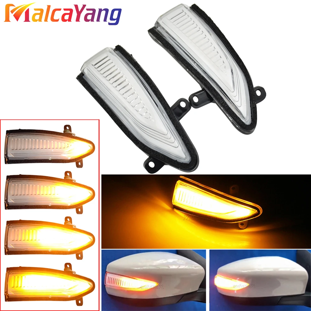 

1Pair For Nissan Altima Teana L33 2013-18 Sylphy Sentra Pulsar Tiida Dynamic Turn Signal Blinker Mirror Indicator Repeater Lamp