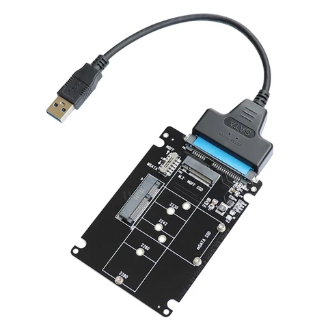 M.2 и mSATA 2-в-1 адаптер USB3.0