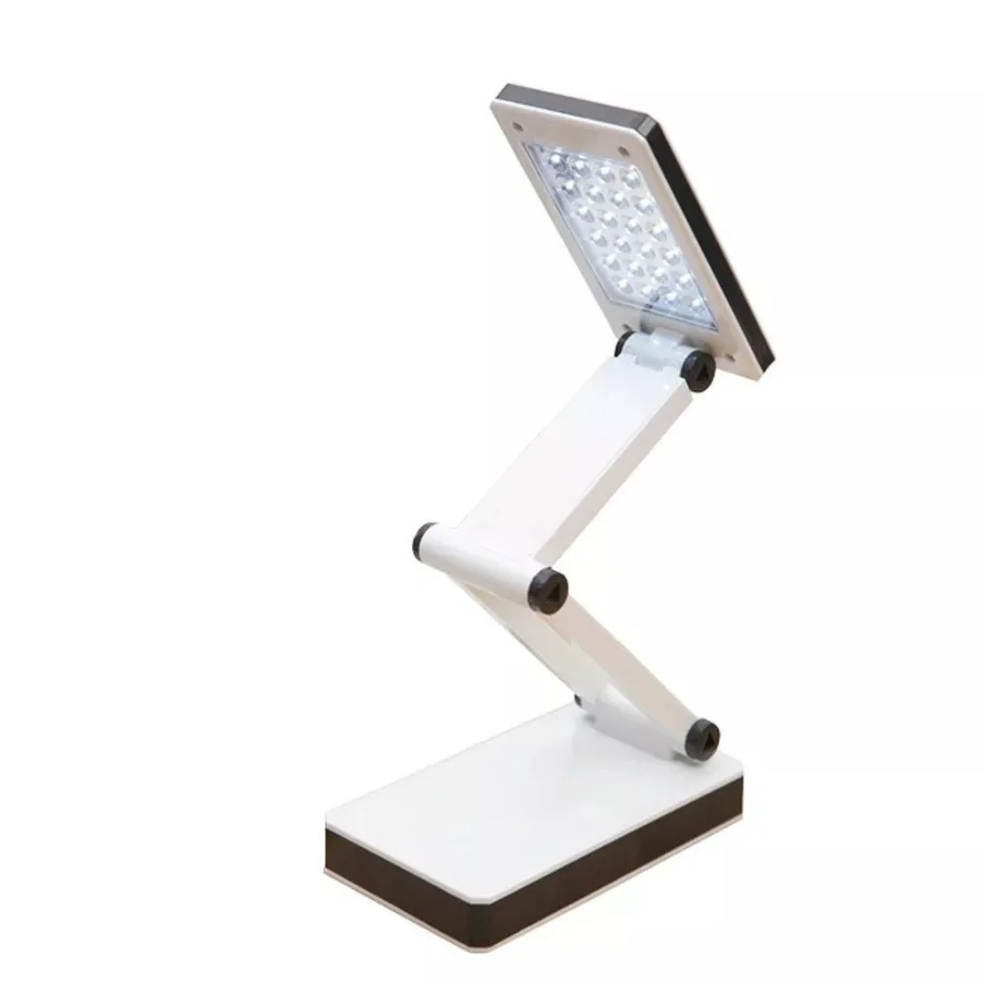 Light Super Bright Folding Portable 24 LED Lamp Torch USB Charge Study Reading