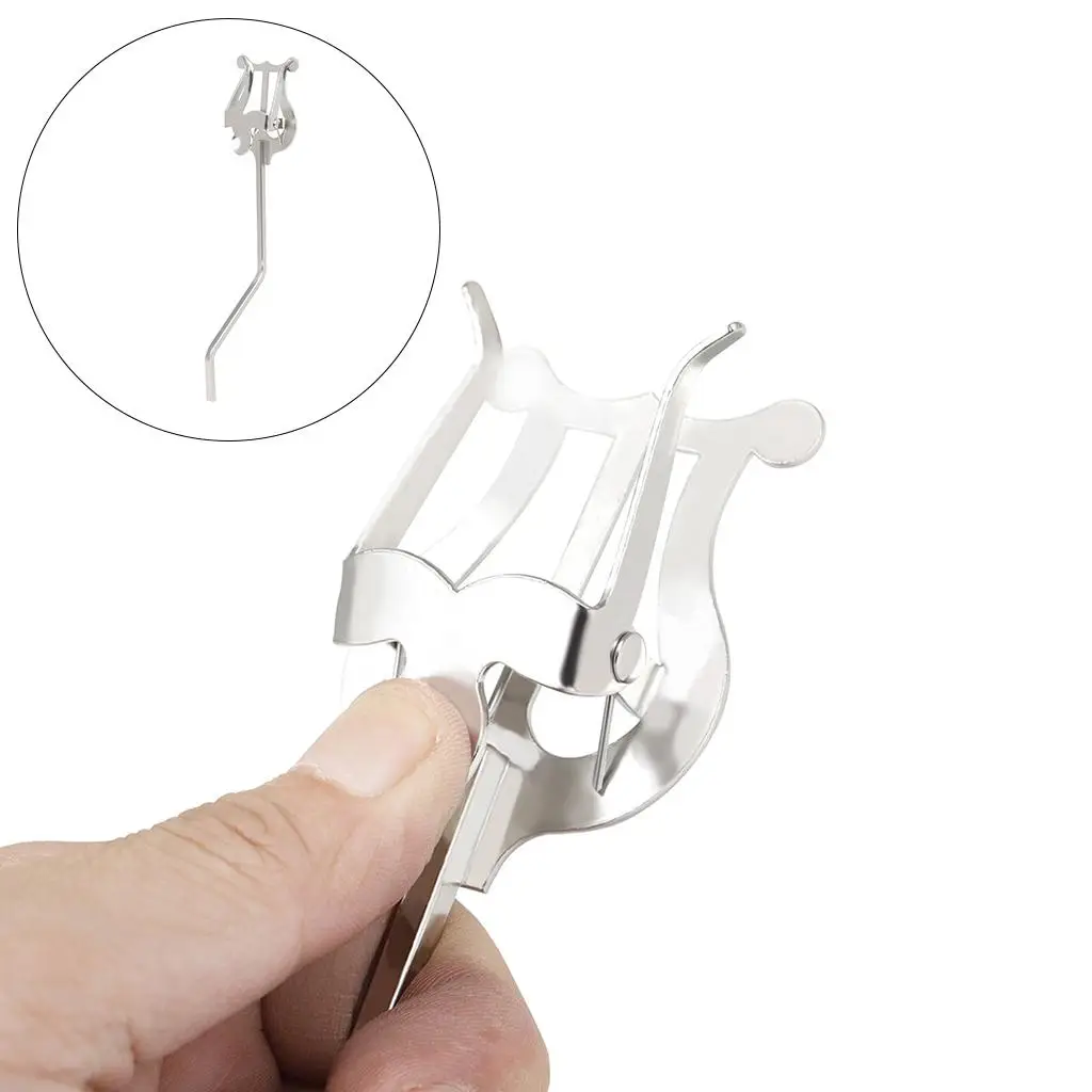 Альт-саксофон с зажимом для музыкальной клипсы Sax Lyre на держателе 19x4 6X4 9 см