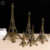 8 18cm bronze paris eiffel tower metal crafts figurine statue model souvenir building model tower home decoration ornaments
