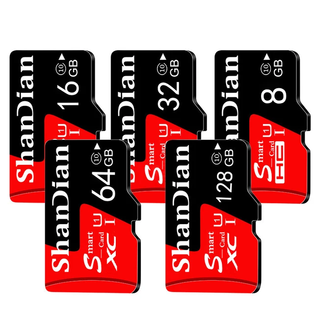 Smart SD 128GB 32GB 64GB Class 10 Smart SD Card SD/TF Flash Card Memory Card Smart SD for Phone/Tablet PC Give card reader gifts 3