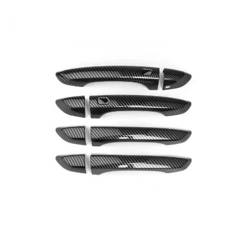 

Глянцевая черная наклейка на дверную ручку, накладка для Genesis G70 2017-2020, автомобильная наклейка, аксессуары для внешних деталей