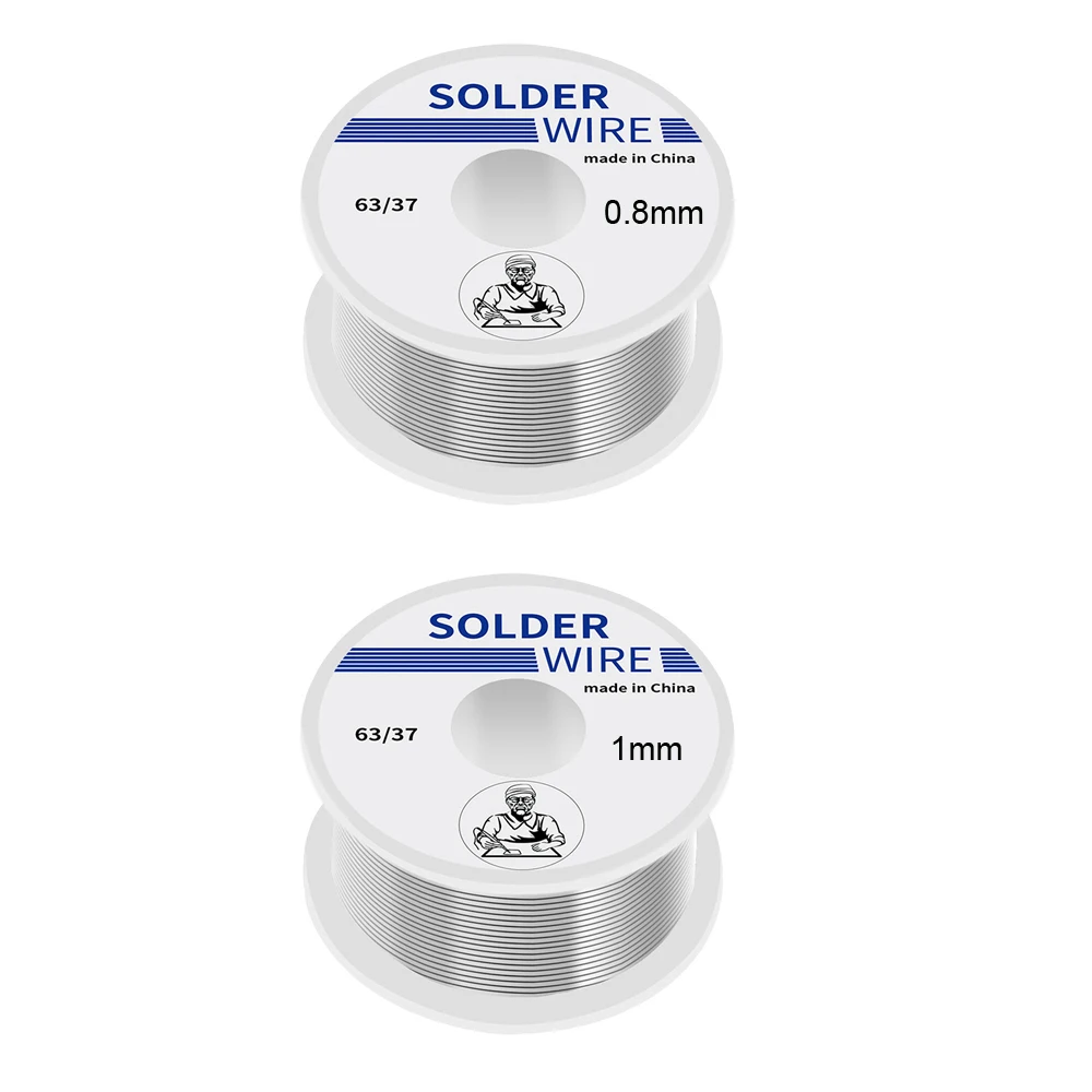 

0.8mm 1.0mm 8g 50g 100g Soldering Tin Wire Tin Melt Rosin Core Solder Soldering Wire Roll No-clean FLUX 2.0%