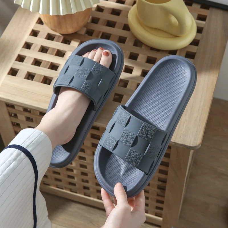 Slippers Summer Couples' Indoor Non-slip Slippers Women's Bathroom Wear-resistant Men Womens Shoes Slippers Bathroom Slippers