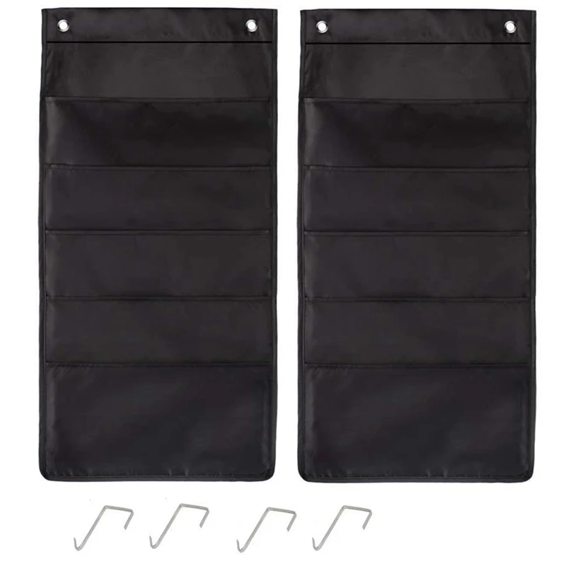 

Карманная Таблица для хранения, Подвесной Настенный Органайзер для файлов С 5 Карманами, подвесной карманный органайзер для хранения, 2 упак...