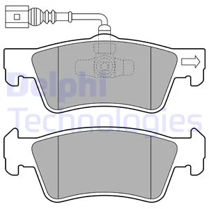 

Тормозная накладка DELPHI LP2086 03 TOUAREG 16 дюймов