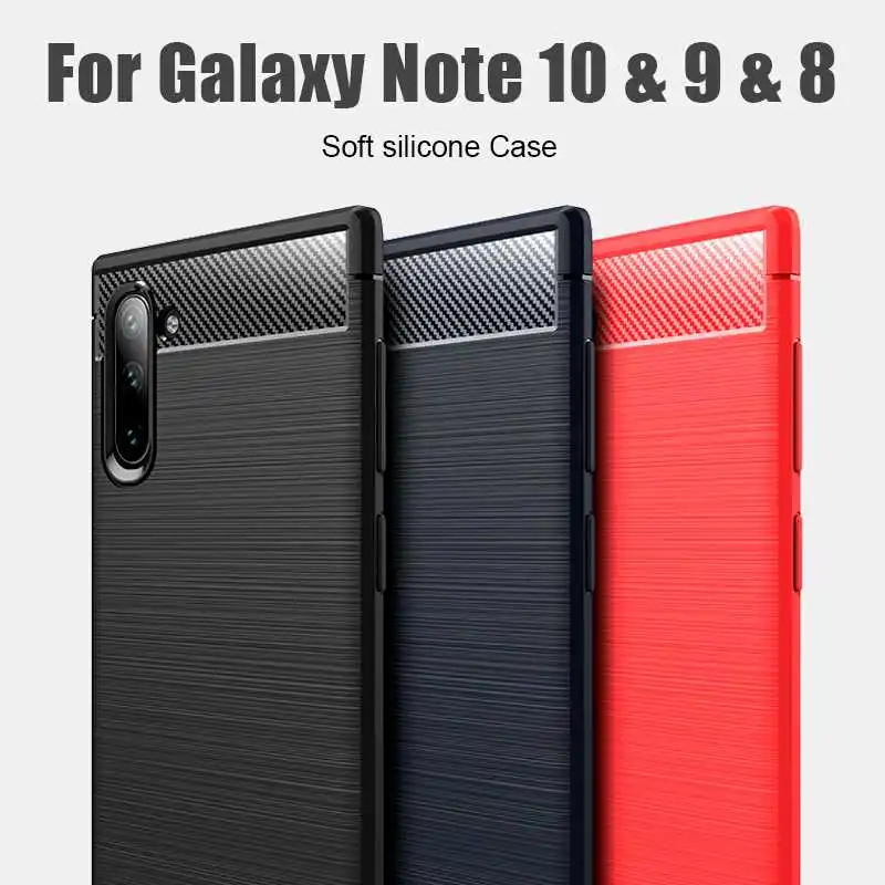 

Nonmeio Shockproof Soft Case For Samsung Galaxy Note 10 Pro Lite 9 8 Phone Case Cover