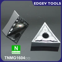 10pcs aluminum carbide inserts tnmg160402 tnmg160404 tnmg160408 cnc lathe cutter external turning tools cutting tool