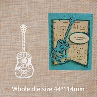 lace guitar die scrapbooking new arrival 2022 metal cutting dies christmas card making supplies stencils for decoration
