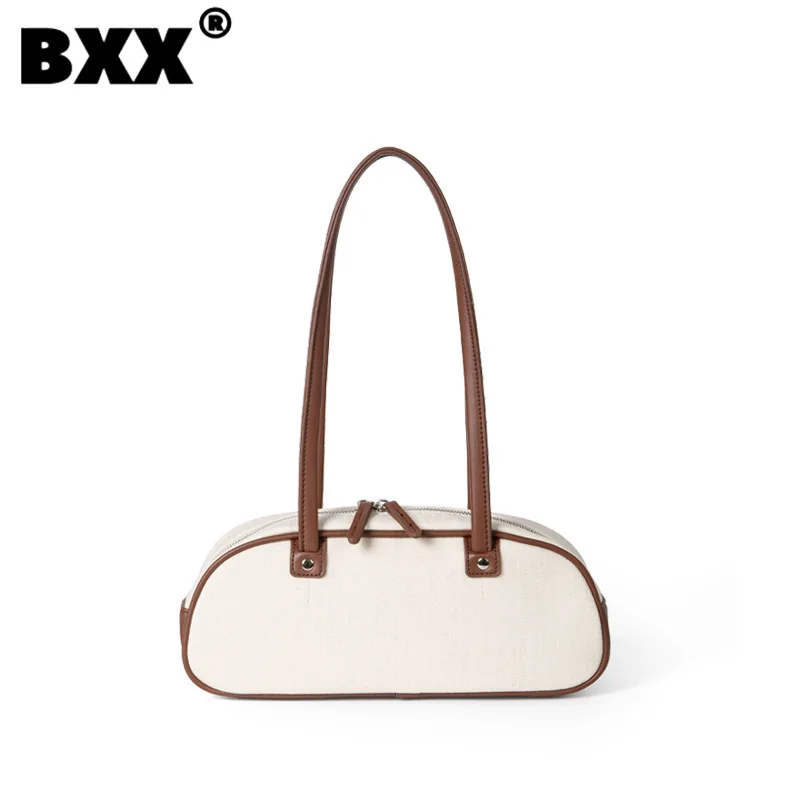 

[BXX] New Korean Style Niche Design Canvas Single Shoulder Underarm Package 2023 Women's Very Fashion Versatile Hand Bags 8CY545