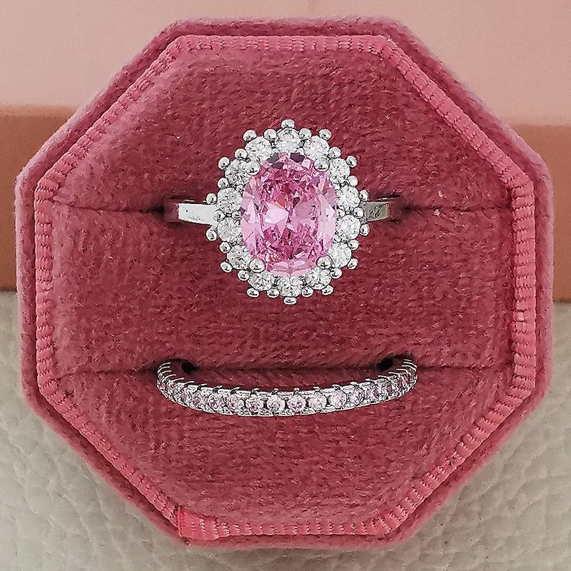 

2023 Новое Европейское и американское нишевое дизайнерское высококачественное женское микро полное алмазное массивное кольцо