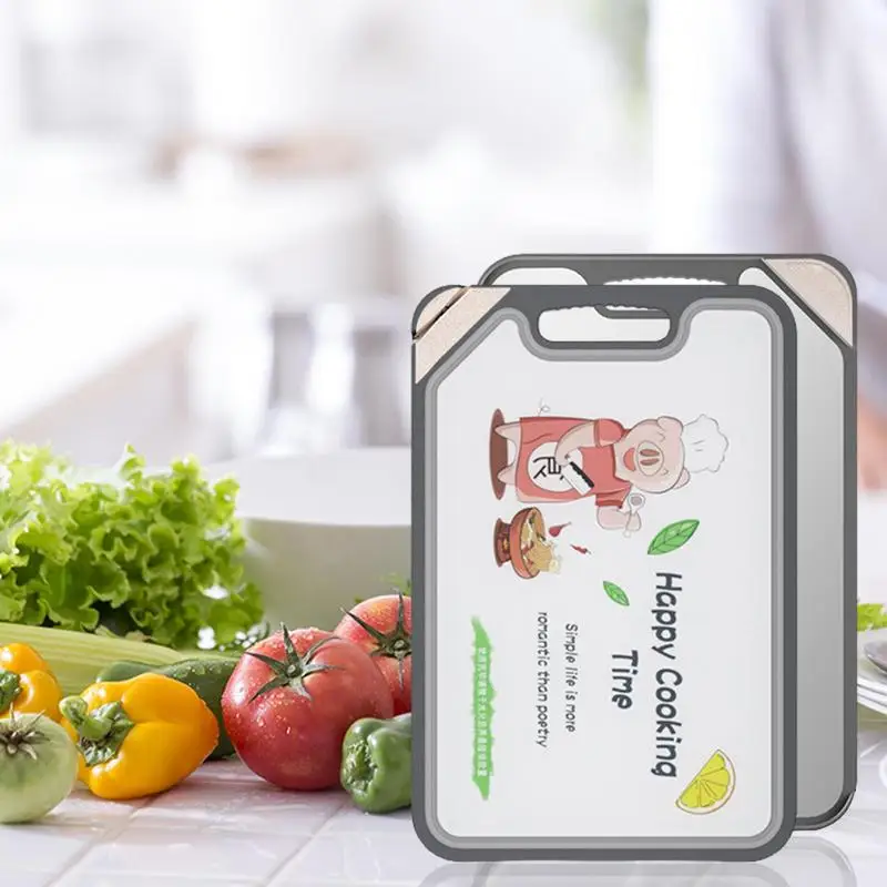 

Измельчение продуктов доска кухонная разделочная доска двусторонний разделочный коврик моющаяся разделочная доска кухонные аксессуары