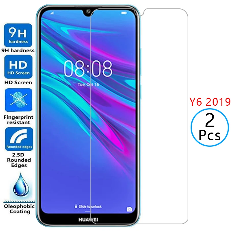 

Защитное закаленное стекло для huawei y6 pro prime 2019, защита экрана на y 6 6y y6pro y6prime y62019, пленка huawey huwei hawei