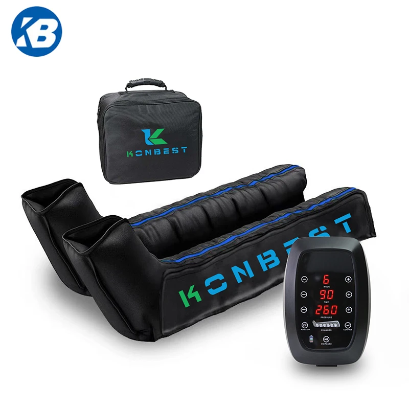6 камер, 5200 мАч, li-аккумулятор, прессотерапия, высокомощный насос, массажер для ног и ног, восстанавливающие компрессионные ботинки