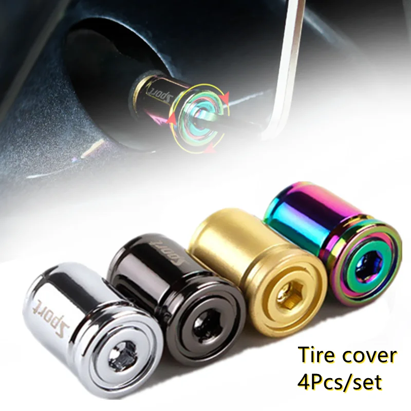 

9.5mm Universal Copper Car Accessories Auto Sport Leak-proof Seal Anti-theft Tire Cap