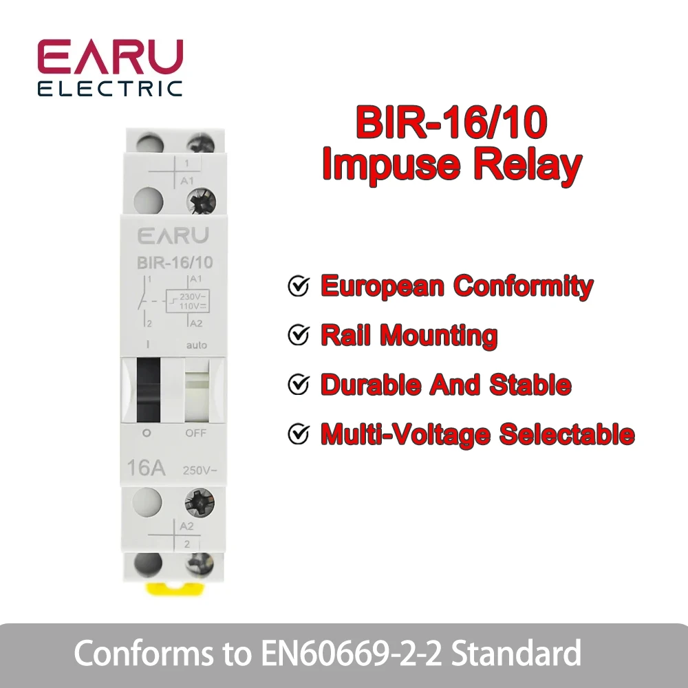 

Импульсное реле EARUELECTRIC BIR-16/10