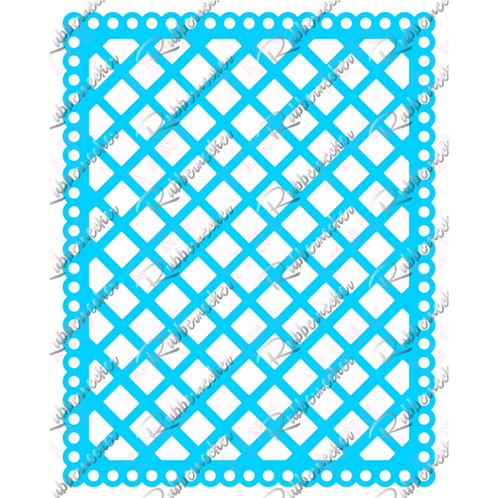 

2022 Lattice with Scallop Cover Metal Cutting Dies Scrapbook Diary Decorate Embossing Template Diy Gift Card Handmade Craft Mold