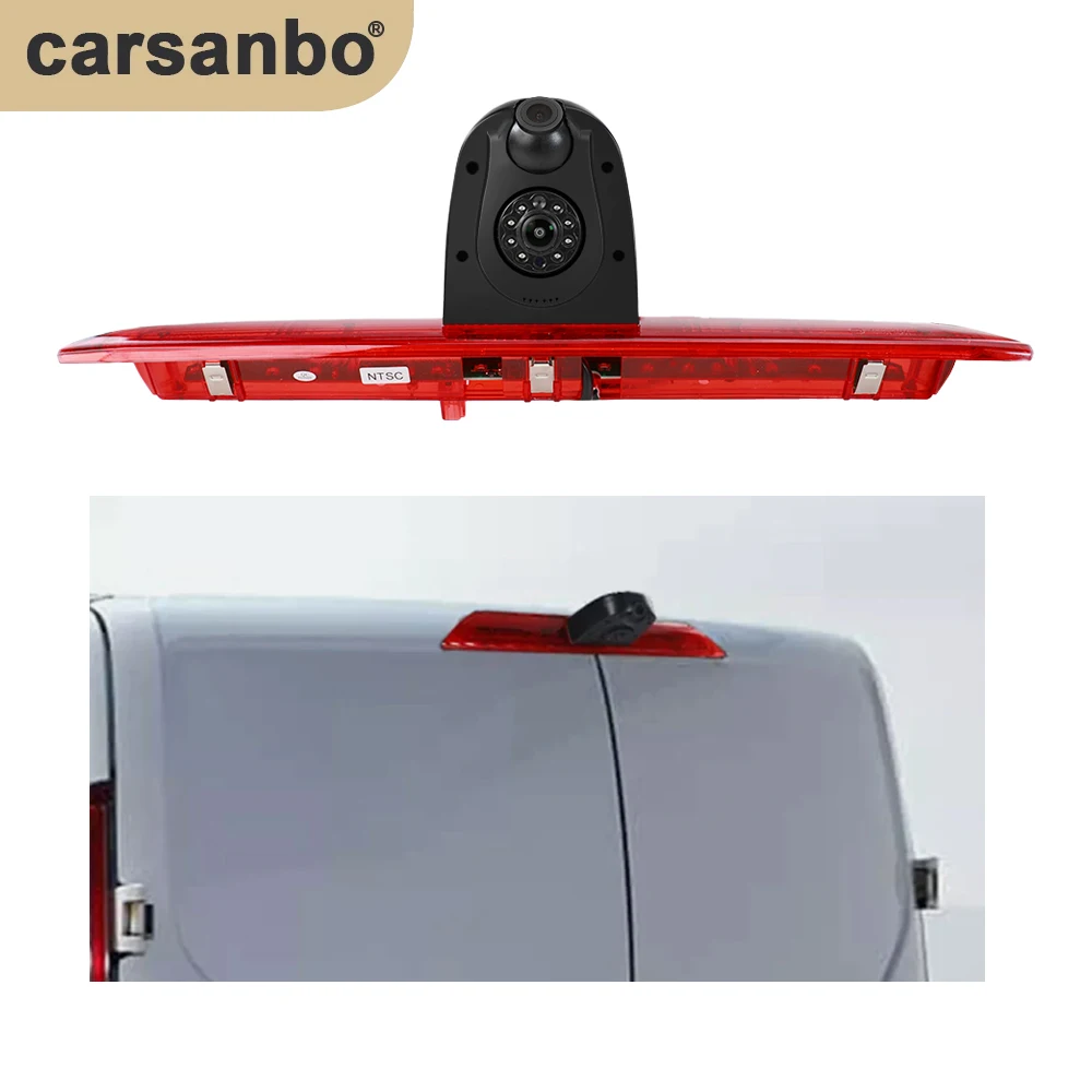 

Carsonbo для Ford Transit 2014-2018 стоп-сигнал двойная камера фургон камера заднего вида водонепроницаемая парковочная резервная камера ночного видения