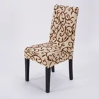 Эластичные чехлы на кресла спандекс Европейский Печатный чехол для стульев чехлы для сидений эластичные праздничные чехлы на стулья