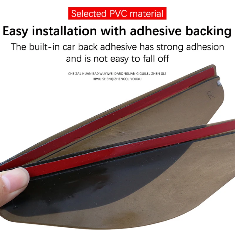 2 шт. автомобильный козырек для зеркала заднего вида из углеродного волокна