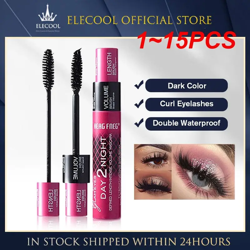 

1~15PCS Curled Lashes Mascara Volumising Lengthening Water-proof and smudge-proof Lash Extension TSLM1