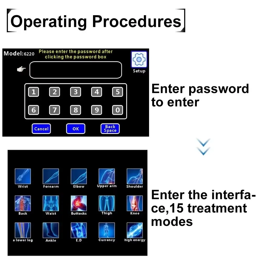 12 бар радиальная новая ударно-волновая терапия ED лечение обезболивающий