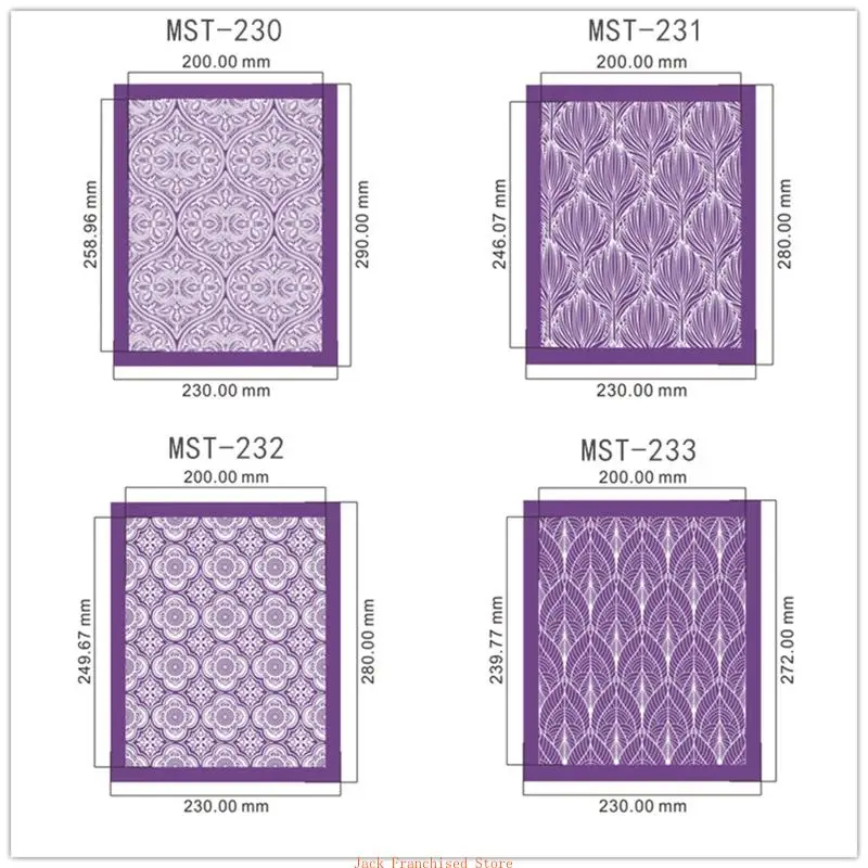 Сетчатый трафарет для торта кружевной цветок трава ткань инструмент украшения