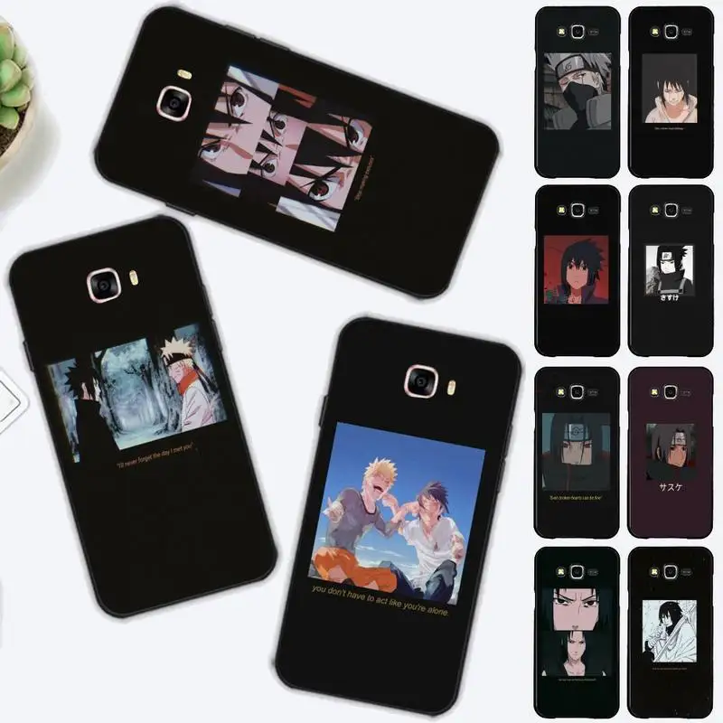 

BANDAI Naruto Sasuke Phone Case for Samsung J 2 3 4 5 6 7 8 prime plus 2018 2017 2016 core