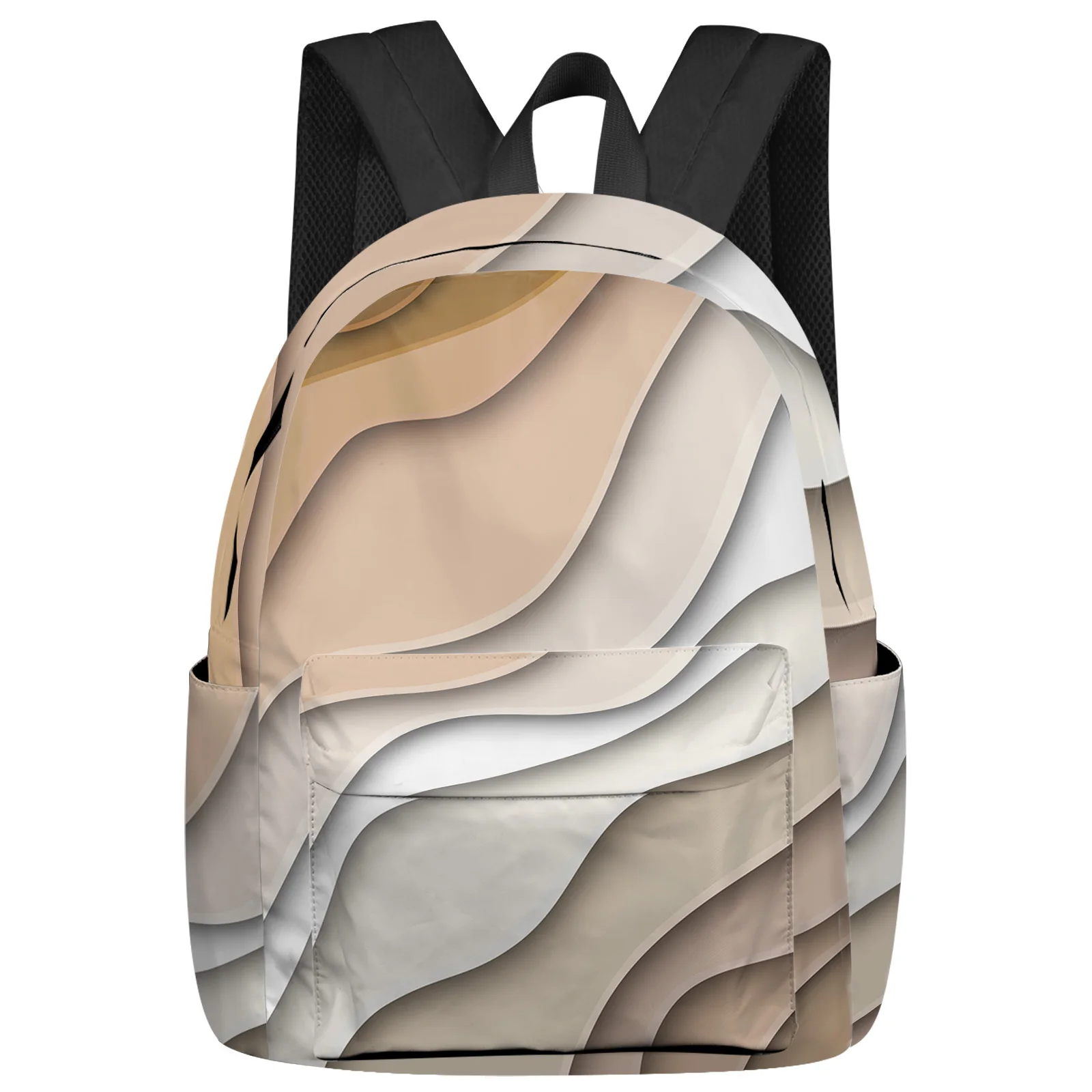 Mochilas geométricas abstractas modernas para hombres y mujeres, bolsos escolares personalizados para...