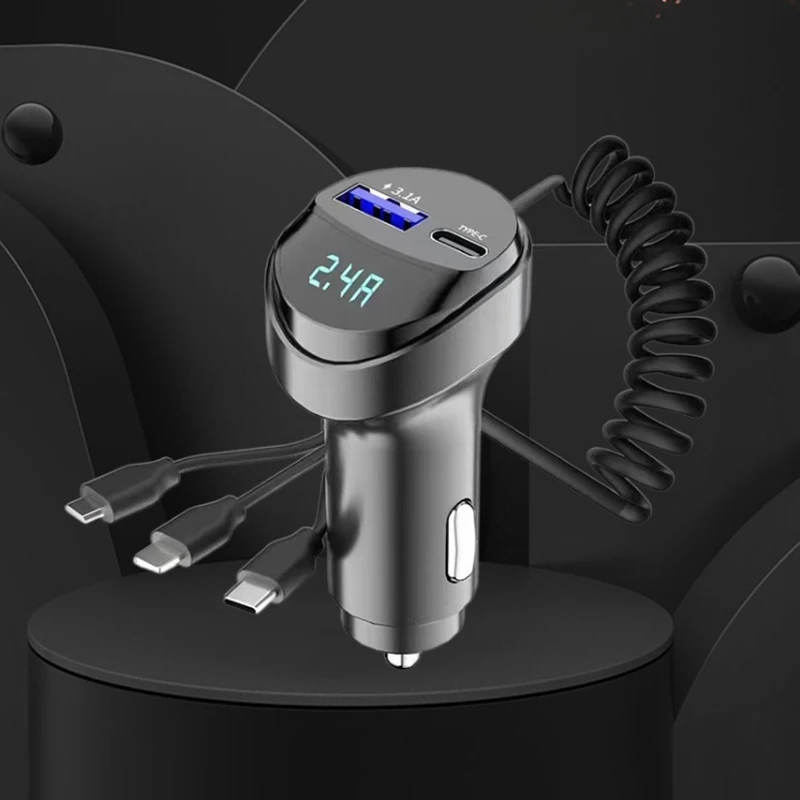 Автомобильное зарядное устройство с 2 USB-портами а