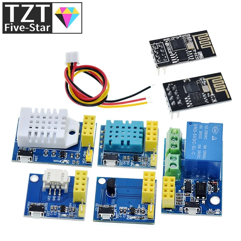 Релейный модуль ESP8266 с Wi-Fi 5 В DS18B20 DHT11 DHT22 RGB контроллер для умного дома выключатель