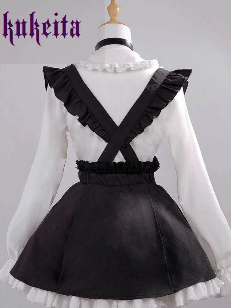 Японские кавайные женские рубашки в стиле Харадзюку милые блузки с воротником