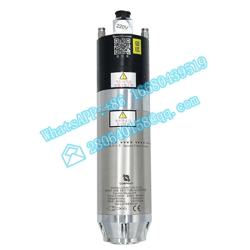 

Atc Motor For Cnc Router BT30 3KW Automatic Tool Change Electric Spindle