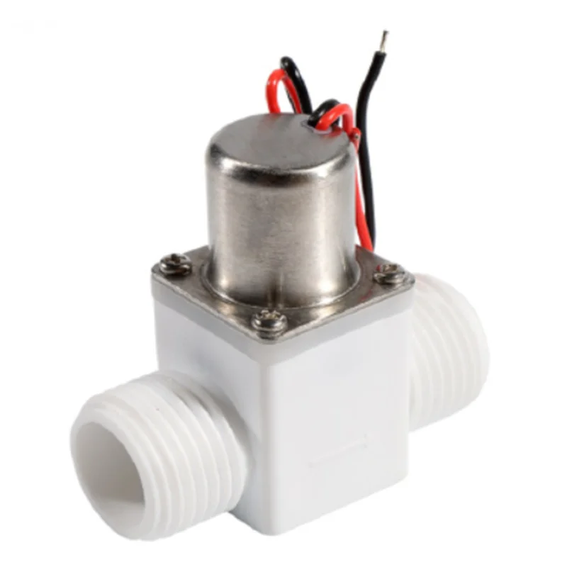

1PC G1/2" BSP Male Thread Single Way Water Inlet Induction sanitary ware bistable One Way pulse solenoid valve DC 3.6-4.5V