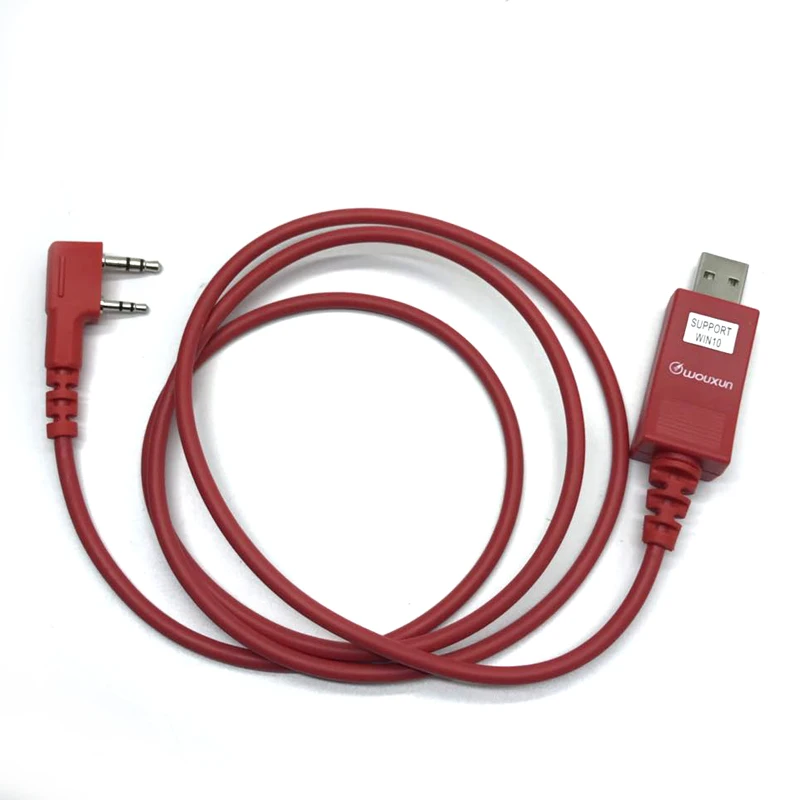 Original WOUXUN Walkie Talkie USB Programming Cable KG-UVD1P KG-UV6D KG-UV8D KG-UV899 KG-UV9D PLUS with CD Software Cable