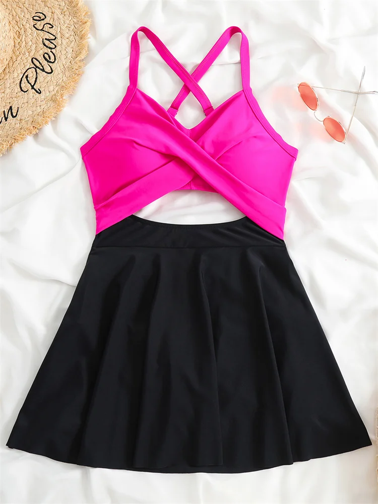 Цельный женский купальник новинка 2024 с V-образным вырезом сексуальное длинное