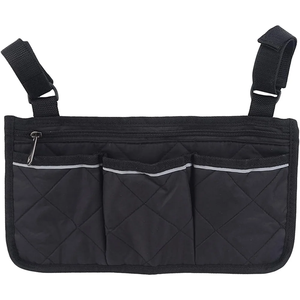 

Боковая сумка для инвалидной коляски черная полиэстер