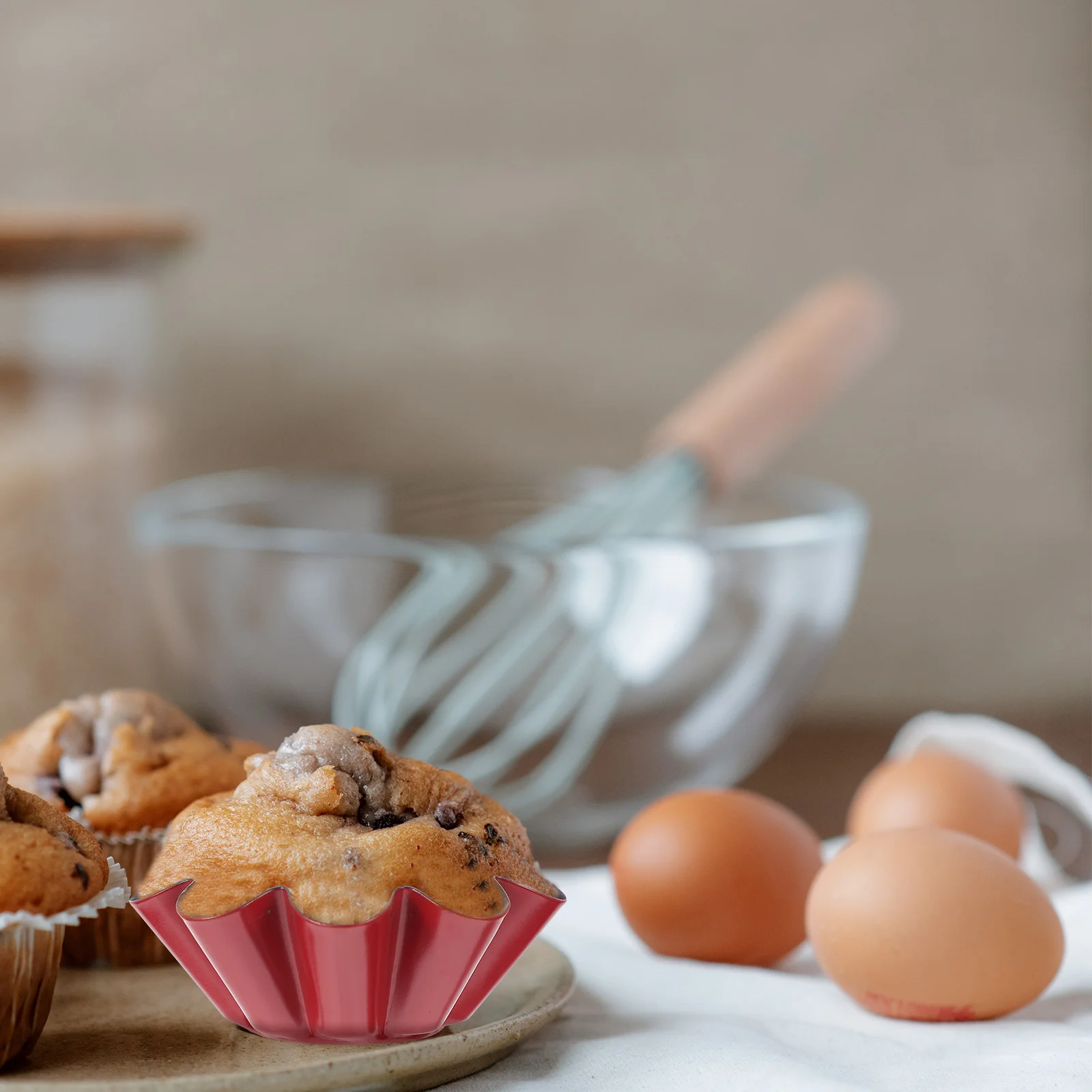 4 шт. рифленый бриош в форме оловянного цветка форма для яичного пирога формы