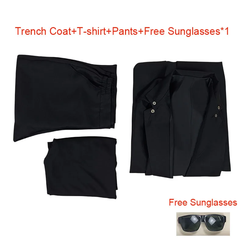 Костюм для косплея Neo из серии &quotThe Matrix&quot Томас А. Андерсон тренчкот черная