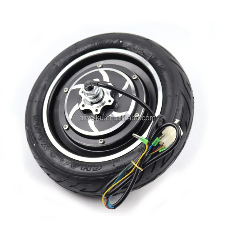 

10 inch 48V500W scooter motor wheel tubeless tire folding bike universal accessories electric bicycletools