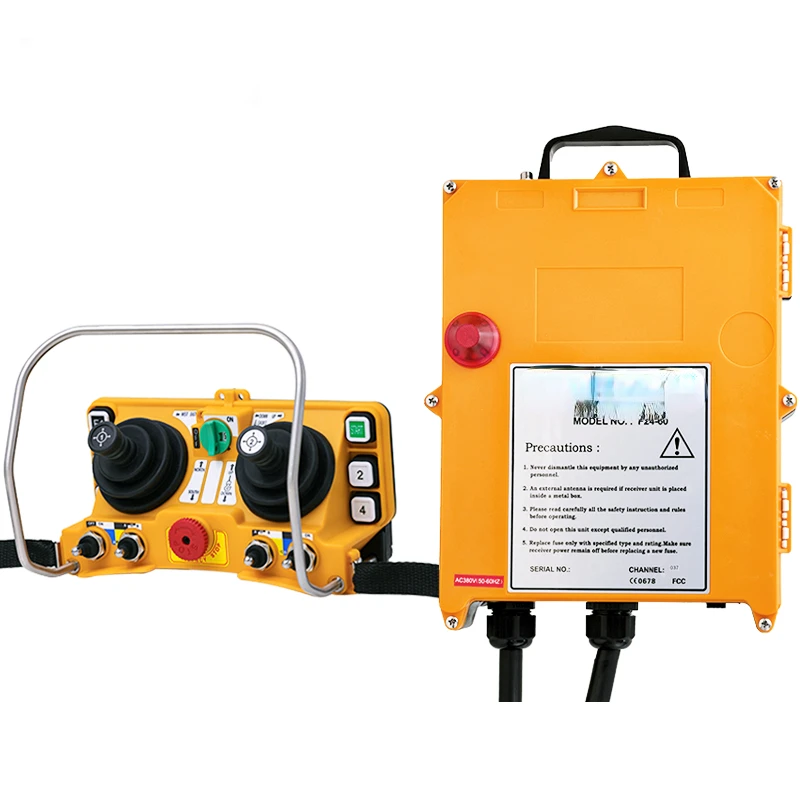 

F24-60+ Wireless Industrial Joystick Crane Radio Remote Control For Tower Crane