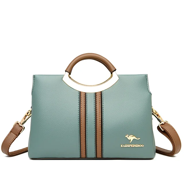 

Luxury Designer New Panelled Design Women's Handbags 2023 Fashion High Quality Leather Ladies Shoulder Messenger Bag Bolso Mujer