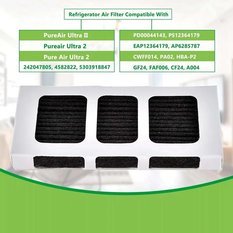 AD-6Pack для холодильника Paultra2 воздушный фильтр Frigidaire Pureair Ultra 2 Pure Air Ii Electrolux