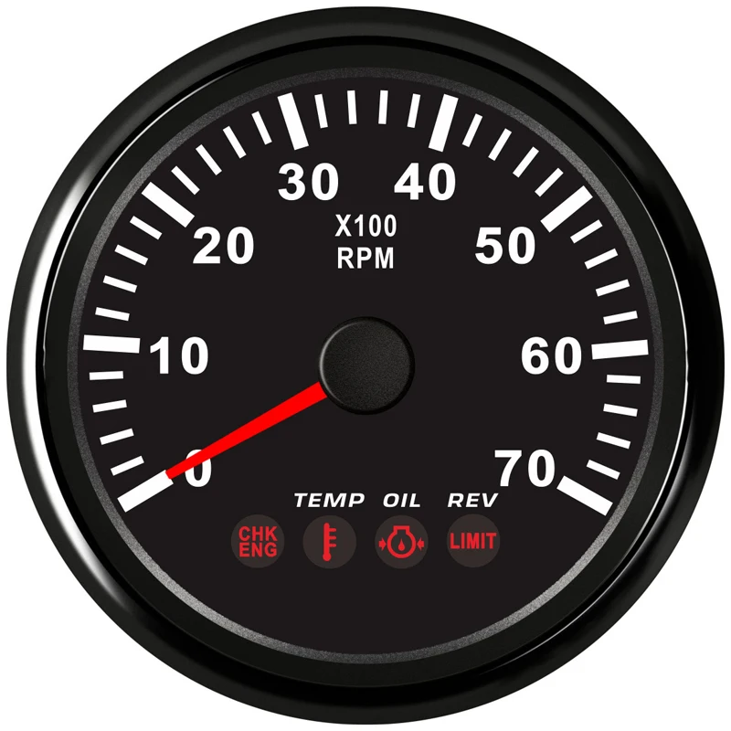 0-7000 об/мин автомобильные счетчики революции 9-32 В постоянного тока 85 мм тахометры