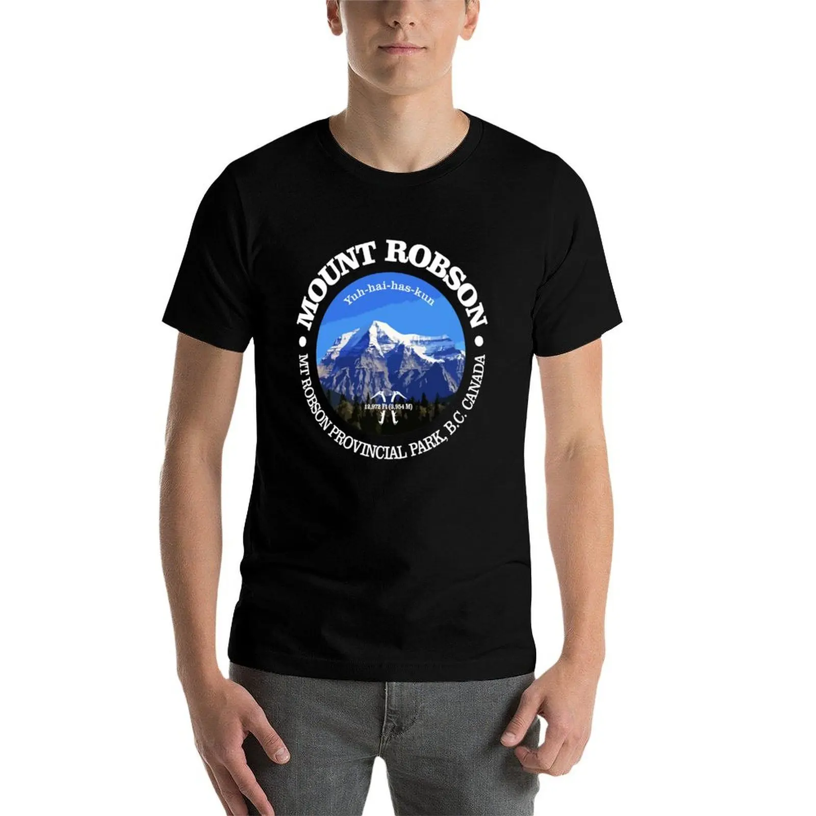 Фото Футболка Mount Robson (P) с летним принтом и короткими рукавами №4